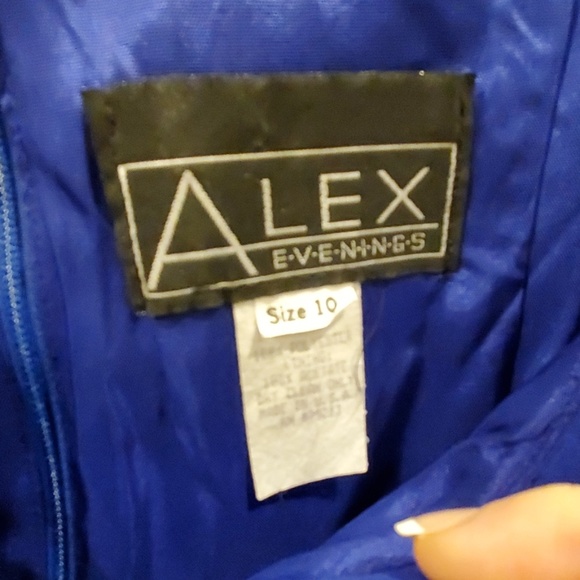 Formal Evening gown by Alex, Royal Blue - Picture 3 of 6